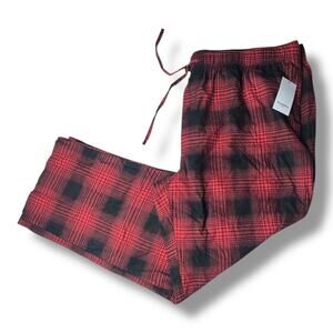 Men's Big & Tall Flannel Pajama Pants - Goodfellow & Co™ Red 3XL